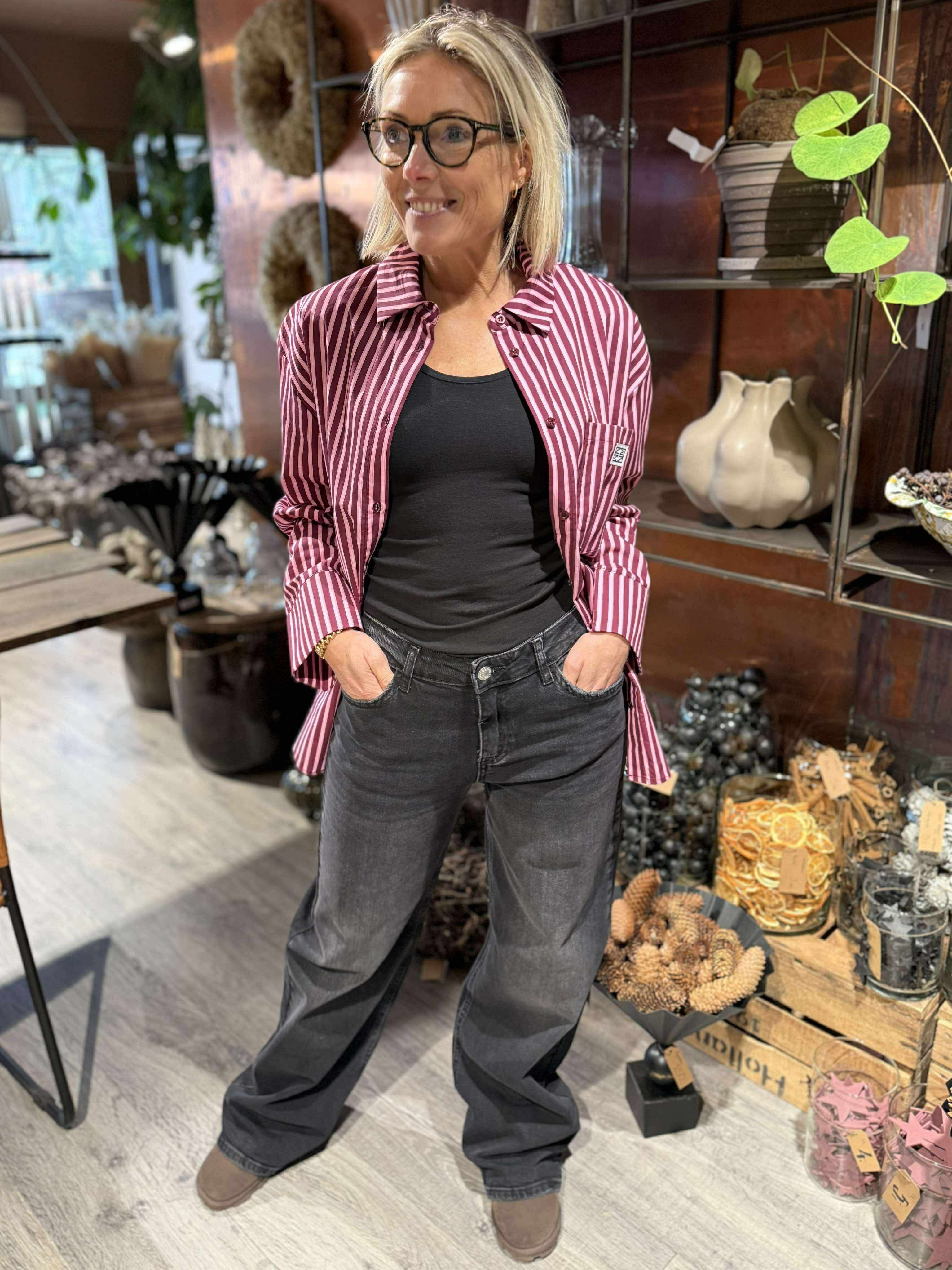 PCSILKE Jeans - Black Denim